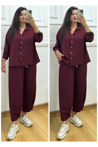ZS146-Siena gömlek pantolon ikili takım