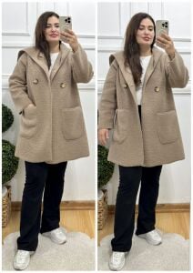 VL125-Krem kuzu tedy kaban