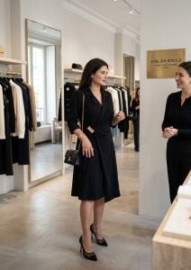 TR208-Grace Gold Detaylı Elbise büyük beden ceket elbise